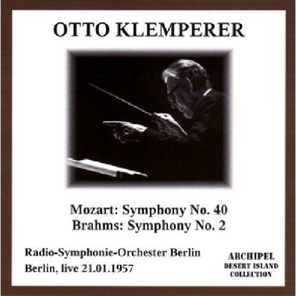 Otto Klemperer - Symphony 40 & 2  CD